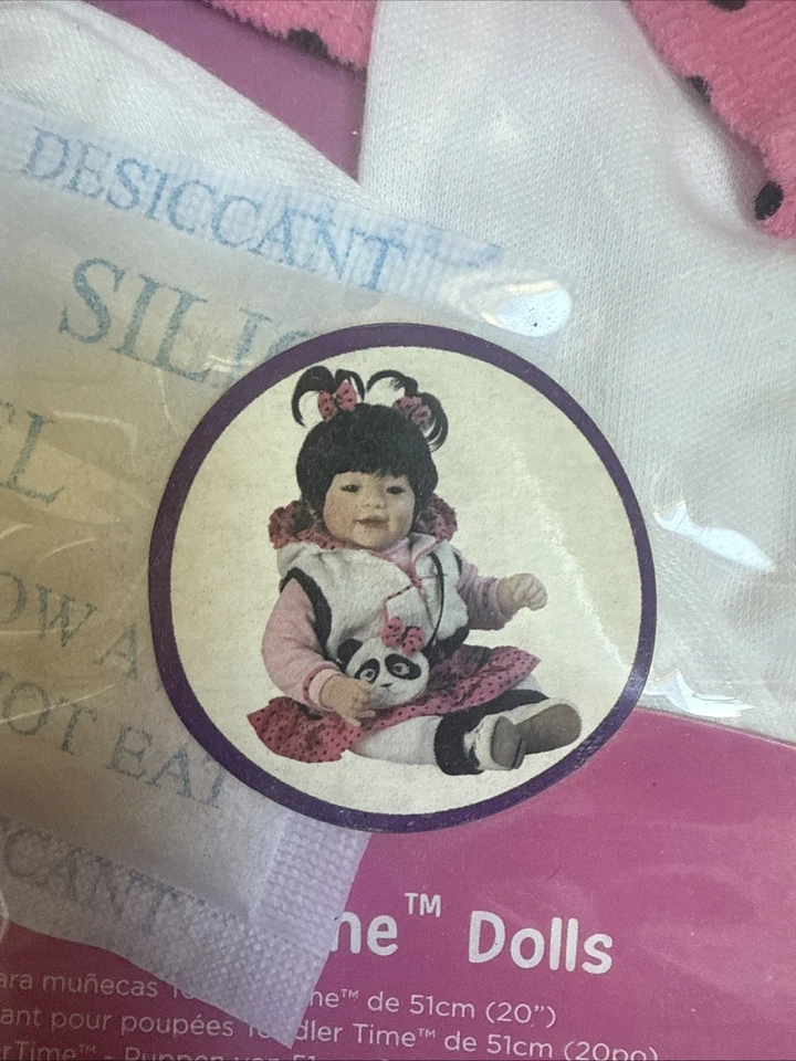 "Juego de ropa para muñeca Adora Inc 20"" falda lunares rosa conjunto completo de conjunto" Foto 3 de 4