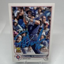 Topps 2022 Chrome Patrick Wisdom Autographed Chicago Cubs #CVA-PW
