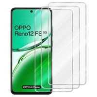 3X Panzerfolie FüR Oppo Reno 12 Fs Schutz Folie Tempered Display-Schutzglas