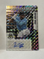 Vidal Brujan 2022 Panini Mosaic Rookie Autographs Mosaic Rays Auto #RAM-VB