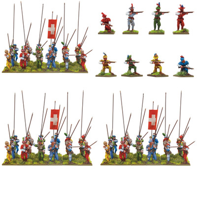 Pike & Shotte - Push of Pike Swiss Pikemen Bundle - Warlord Games NEU