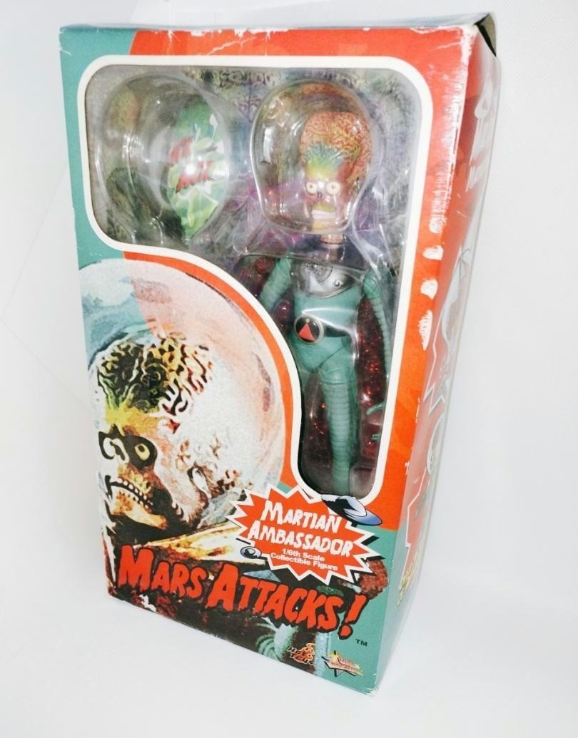 Hot Toys Mars Attacks Martian Soldier 1 6 Figure for sale