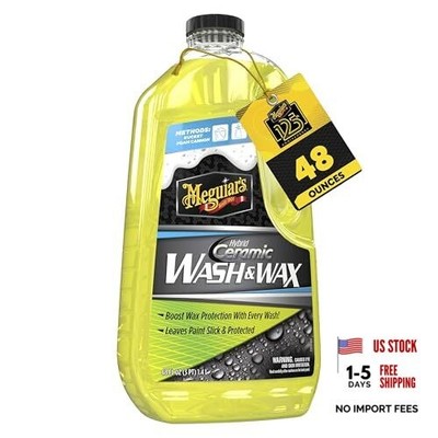 Meguiar's Hybrid Ceramic - Sophisticated Car Wash Gently Cleans and Wash & Wax