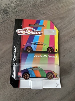 Majorette Porsche 911 Carrera S Regenbogen Rainbow 30 Years Thailand Neu/OVP Car