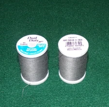 Coats & Clark, Dual Duty All Purp Polyester Thread, 250 yds, Grey (0360)