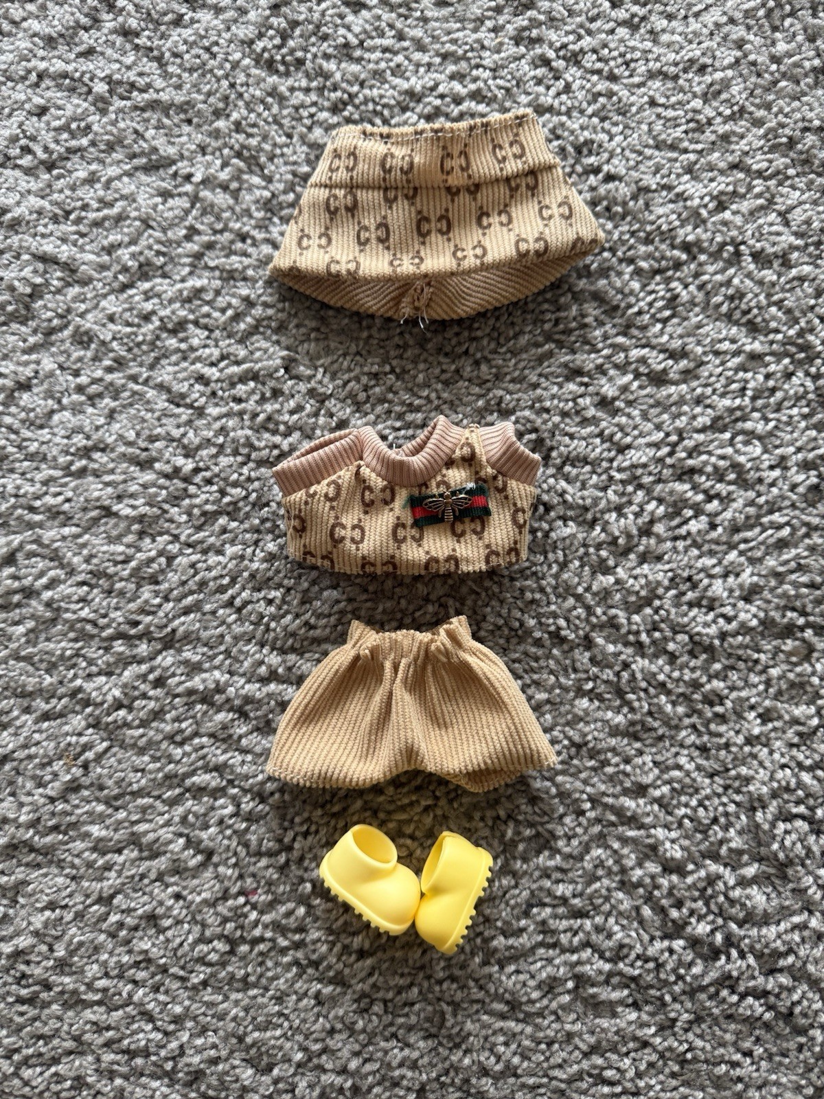 Labubu Macaron Outfit Set for Blythe Dolls - Doll Not Included