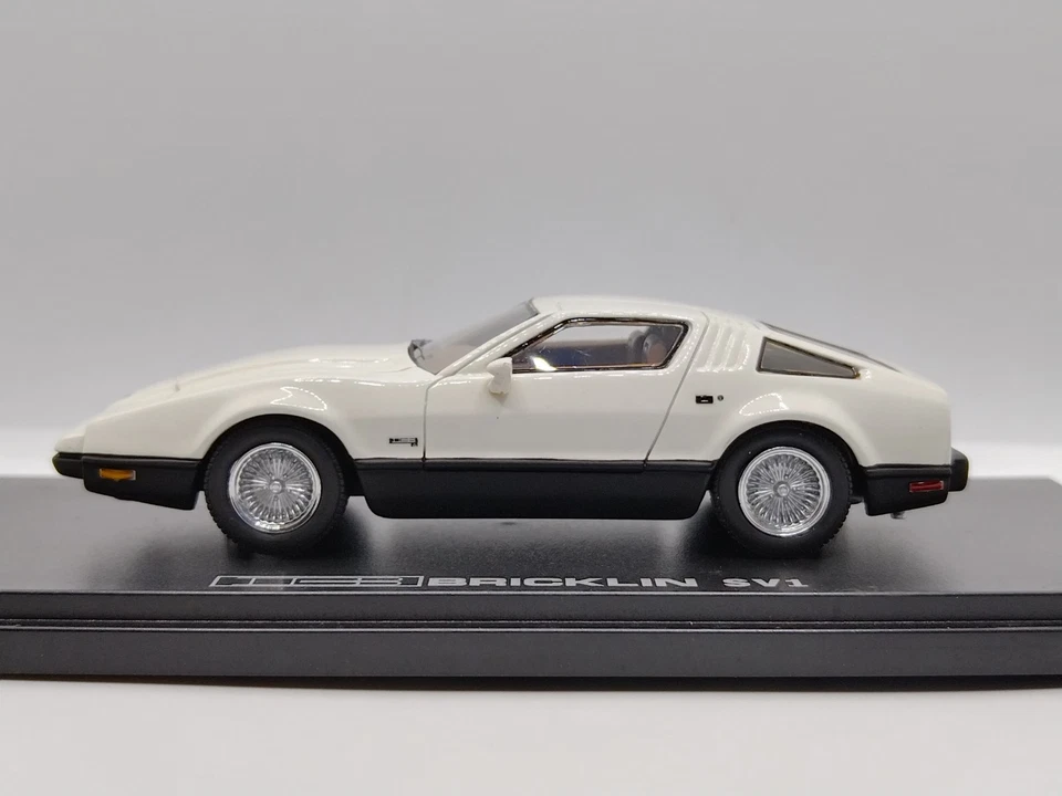 Automodello 1/43 Bricklin SV1 白色 1974 - 1976。 限量 399 件 非常罕见! — 第 3/4 张图片
