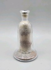 Vintage Alum Bay Isle of Wight Coloured Sand Liberty Bell Glass Souvenir