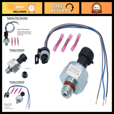 #ad 7.3L Diesel ICP Injection Control Pressure Sensor amp; Pigtail Kit for Ford Powerst $37.99