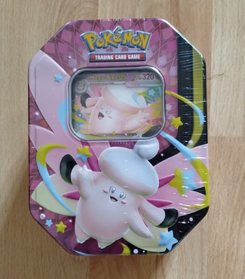Pokémon TCG Tin Box  Mega Pixi Ex Deutsch 4 Boosterpacks Promokarte, neu, OVP