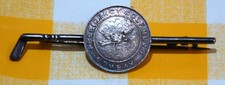 Rare Vintage Bombay Presidency Golf Club Tie Pin/Badge White Metal 8 grams