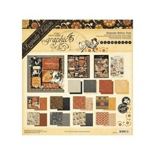 GRAPHIC 45 FARMHOUSE Keepsake Edition 12x12 Paper Pad Embellishments