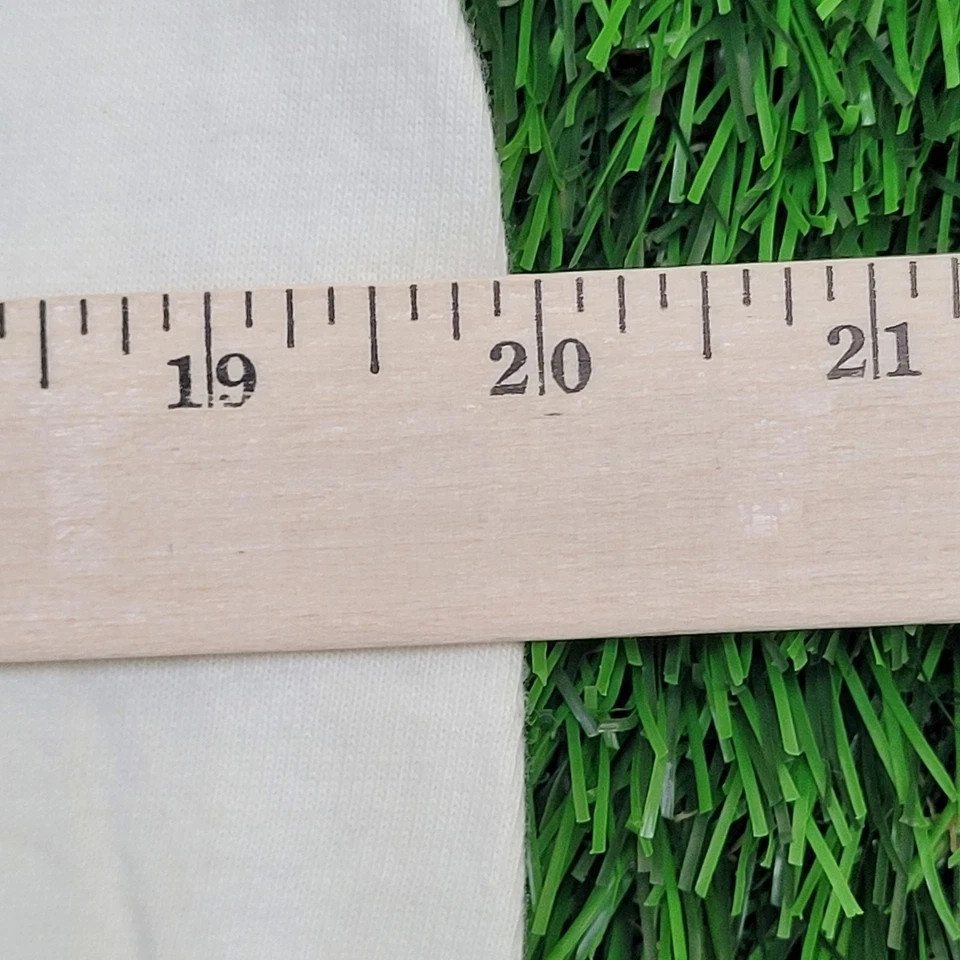 Camisa Road Rules Vintage Años 90 M/L 20x27 Blanco Neón Spellout Foto 4 de 4