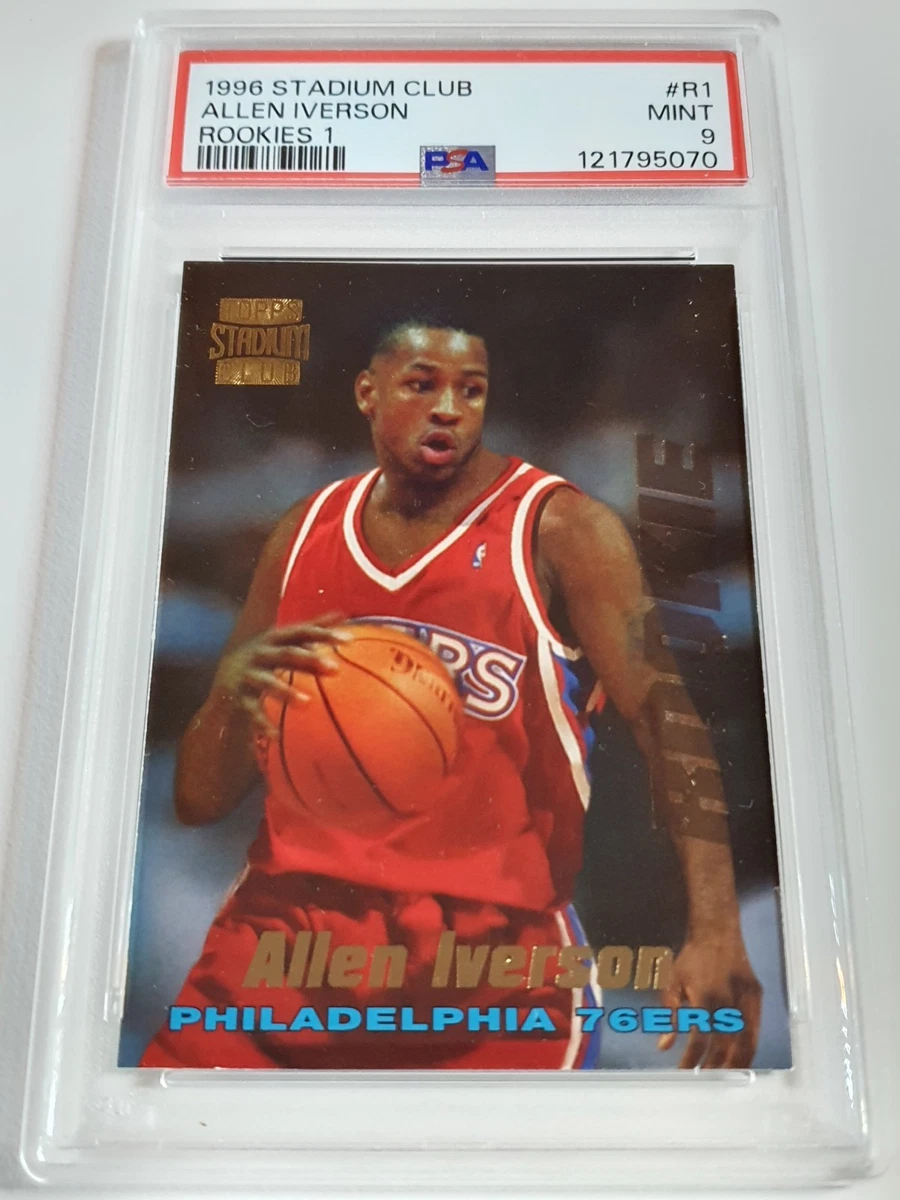 Topps Allen Iverson Basketball Rookie Sports Trading Cards