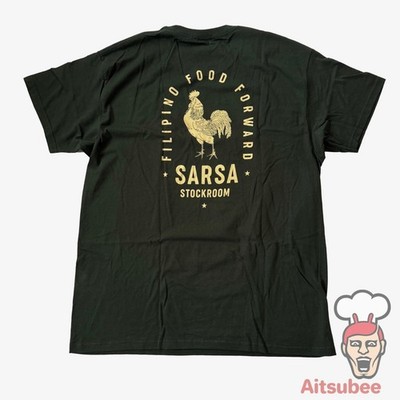 SARSA MANILA MAKATI T-SHIRT FOREST GREEN CHEF JP ANGLO 2XL ASIAN SIZING US XL
