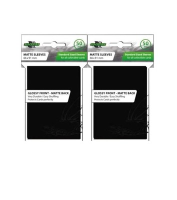 Card Sleeves*** Blackfire Card Sleeves - Black - MTG EDH | eBay