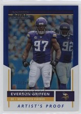 2017 Score Artist's Proof 33/35 Everson Griffen #168 c6x