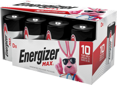 D Batteries, D Cell Battery Premium Alkaline, 8 Count