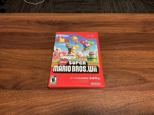New Super Mario Bros. Wii (Nintendo Wii, 2009) CIB Complete Tested Working