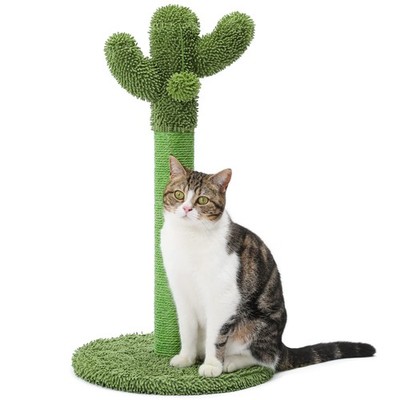 Made4Pets Cat Scratching Post, 25.6'' Cactus Cat Scratcher Kitten Scratch Post...
