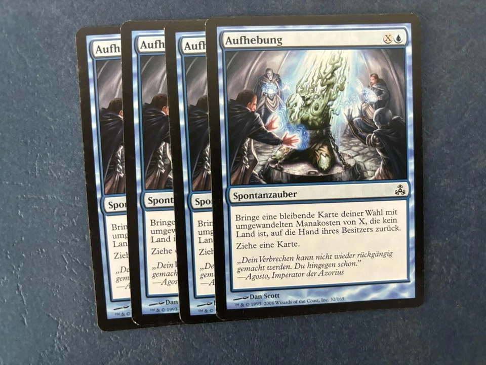 MTG 4X GERMAN GUILDPACT REPEAL NM MAGIC THE GATHERING COMMON INSTANT BLUE - Image 2 of 4