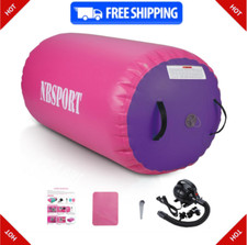 Air Barrel Air Roller Gymnastics Barrel,Air Mat Tumble Track Gymnastics39.4x23.6