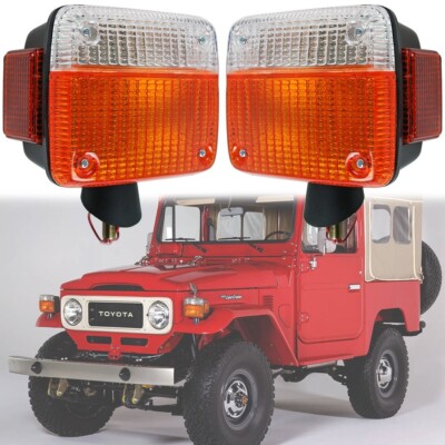 ランクル40 フロントマーカーランプ　ランクルfj40.fj43.fj45 Front Corner Light Lamp For Toyota Land Cruiser 40 BJ40 BJ45