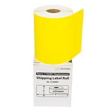 DYMO LW 1744907 4XL 4x6 (4"x6") Direct Thermal Labels - 220 per Roll