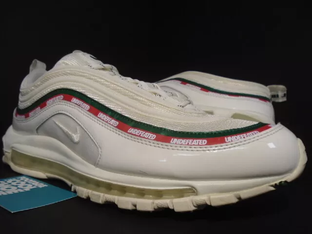 NIKE AIR MAX 97 OG / UNDFTD UNDEFEATED SAIL OFF WHITE RED GREEN 95  AJ1986-100 13