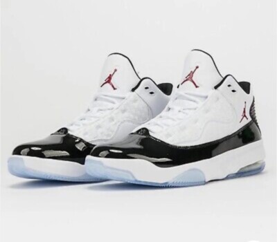 Size 11 Jordan Max Aura White Gym Red
