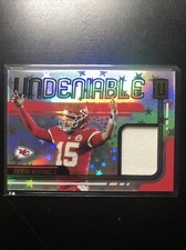 2019 Panini Unparalleled Undeniable Patrick Mahomes Astral #/150