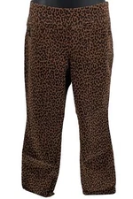 Belle by Kim Gravel TripleLuxe Twill Jeans Leopard