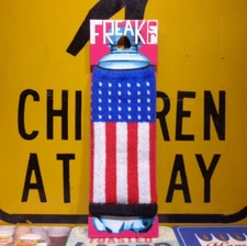 FREAKER - AMERICAN FLAG "Koozie x1" NOS - New Old Stock