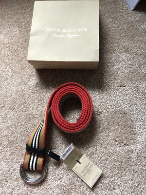 burberry double d ring belt