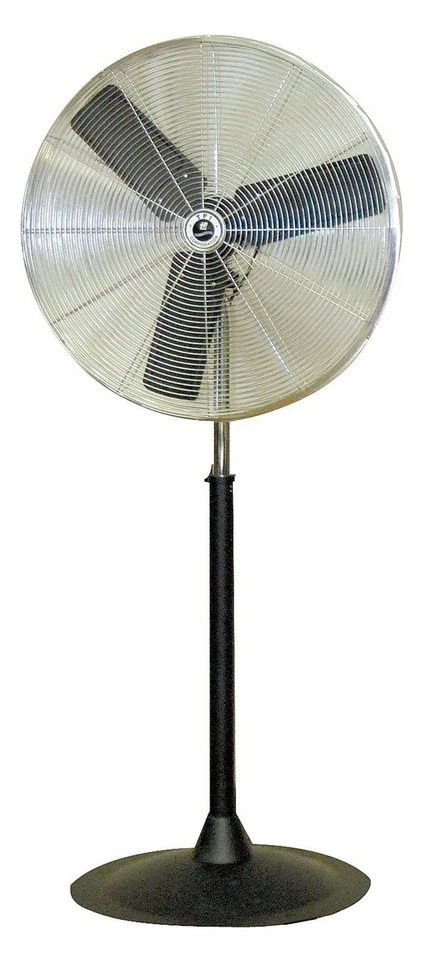 Ventilador oscilante comercial montaje pedestal TPI CACU30-PO 30" 4200/3800/3500 120V Foto 2 de 2