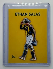 Ethan Salas Artist Signed San Diego Padres Minor League Rookie Card 2/10