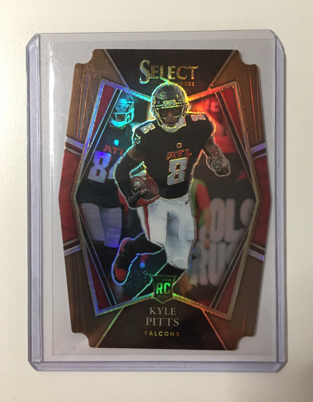 2021 Panini Select Premier Level Copper Prizm Die-Cut /199 Kyle Pitts Rookie RC
