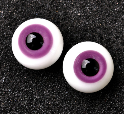 Good 12mm Purple Glass BJD Eyes for MSD DOD DZ AOD Volks Dollfie Free shiping