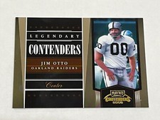 2006 Playoff Contenders Football Legendary #/1000 - Jim Otto - Oakland Raiders