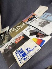 Mixed Lot of Vintage Camera Accessory Ephemera - Manuals, Brochures, Cleaner