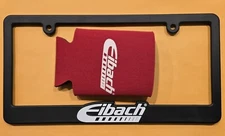  Eibach  license plate Frame & Can Cooler ( Lot of 2 ) 