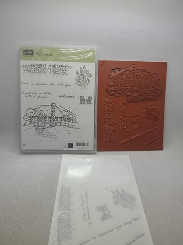 Stampin Up Cozy Cottage Stamp Set - Stone Fence, Chairs, Home - Picture 11 of 24