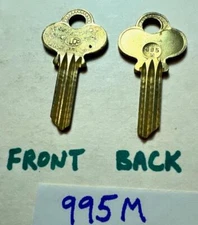Vintage 1970s 1980s ILCO 995M key blanks new old stock NOS