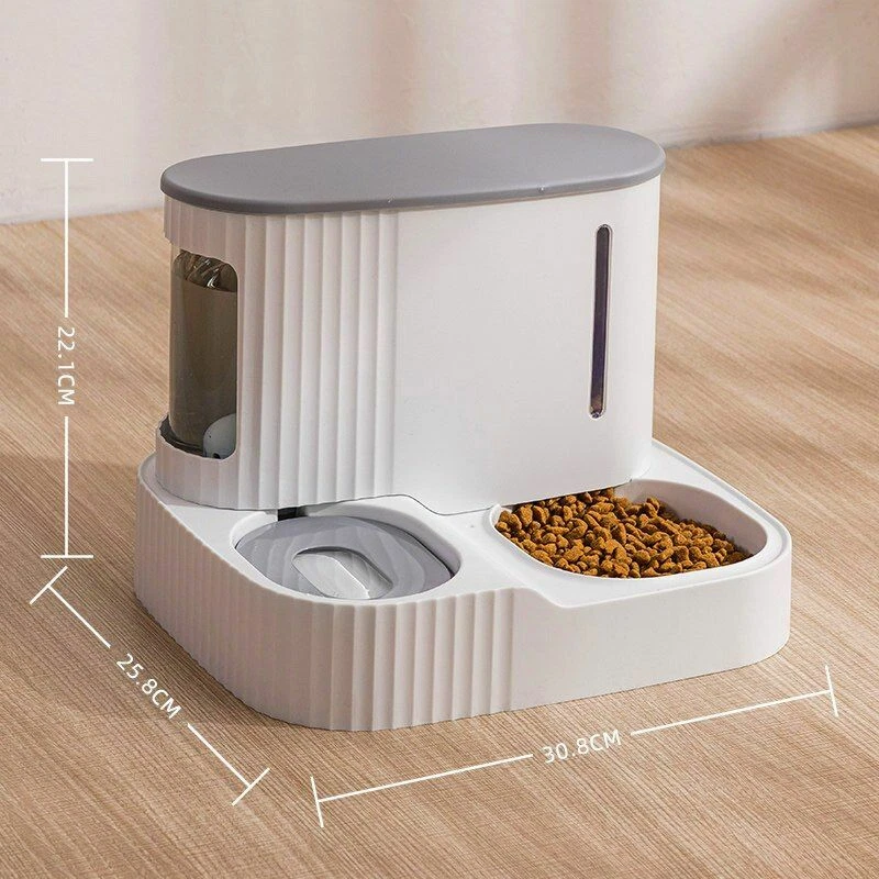Gravity cat sales food dispenser