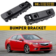 For ACURA TSX 2009-2014 Front 2PC Bumper Retainer Bracket Headlight W/6 Clips