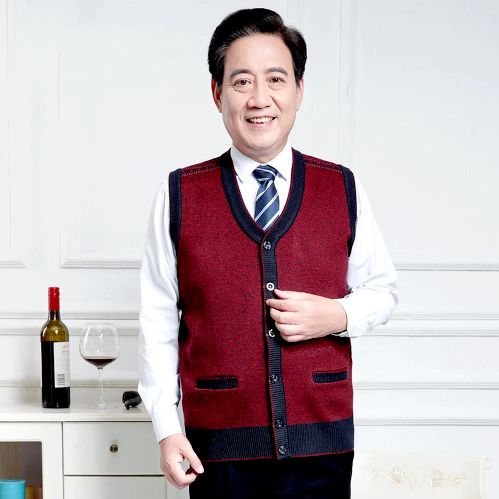 Cardigan uomo top senza maniche