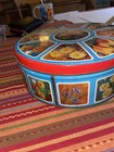 Vintage Valley Brook Farms Garden Assortment Flower Print Cookie Tin Reduced — photo 4