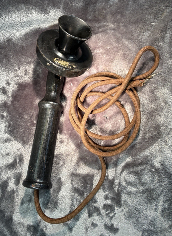 Vintage Unusual  Western Electric  Handheld Microphone with 323 Transmitter