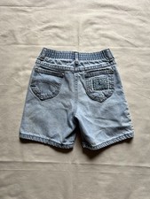 Vintage Chic Jean Shorts Youth Kids Size 6 Blue Denim discolor