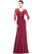 Marsoni Mother of Bride/Groom formal dress style M261 Size 16 Wine New with tags